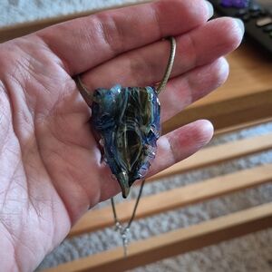 Artsan Crafted Glass Pendant NWT Handmade